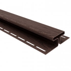 Профиль Н соединительный ТехноНиколь Фактур Орех 3 м, 10 шт/упак