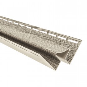 Угол внутренний ТехноНиколь Фактур Кедр 3 м, 10 шт/упак