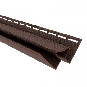 Угол внутренний ТехноНиколь Фактур Орех 3 м, 10 шт/упак