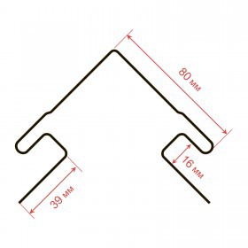 Угол наружный ТехноНиколь Фактур Сосна 3 м, 12 шт/упак