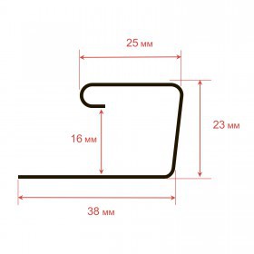 Профиль J ТехноНиколь Фактур Береза 3 м, 20 шт/упак