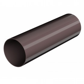 Труба водосточная 3000 мм ТехноНиколь Оптима 120/80 мм Ral 8019 темно-коричневый, шт