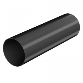 Труба водосточная 3000 мм ТехноНиколь Оптима 120/80 мм черный, 5 шт/упак