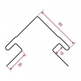 Угол наружный ТехноНиколь Формлайт Кирпич бежевый, шт