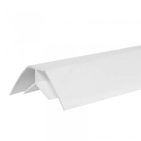 Угол ПВХ внутренний для панелей 8-10мм белый 3000 мм, 30 шт/упак