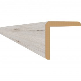 Угол универсальный МДФ Stella Дуб Санремо белый 2700х24х24 мм, 10 шт/упак