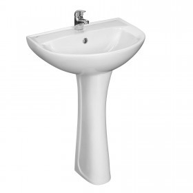 Раковина Santeri Виктория с переливом, без пьедестала, шт