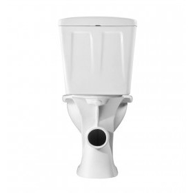 Унитаз-компакт Santeri Pro белый, с арматурой и сиденьем, горизонтальный выпуск, шт