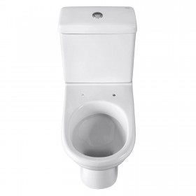 Унитаз-компакт Santeri Визит белый, с арматурой и сиденьем, косой выпуск, шт