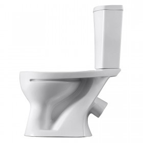 Унитаз-компакт Santeri Ультра белый, с арматурой и сиденьем, косой выпуск, шт