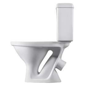 Унитаз-компакт Santeri Форвард белый, с арматурой и сиденьем, косой выпуск, шт