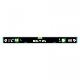 Уровень строительный Kraftool усиленный магнитный 60 см, 3 ампулы, с зеркальным глазком, шт