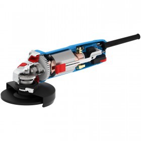 Угловая шлифовальная машина ЗУБР Профессионал 125 мм, 1100 Вт УШМ-П125-1100