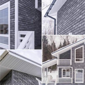 Фасадная плитка ТехноНиколь Hauberk Кирпич Готический, 2 м2/упак