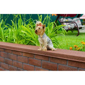 Фасадная плитка ТехноНиколь Hauberk Кирпич Терракотовый, 2 м2/упак