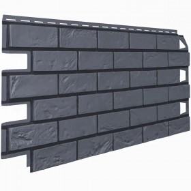 Панель фасадная ТехноНиколь Оптима Кирпич серый 1128х441 мм (0,42 м2), 10 шт/упак