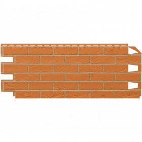 Панель фасадная ТехноНиколь Оптима Кирпич терракотовый 1128х441 мм (0,42 м2), 10 шт/упак