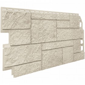 Панель фасадная ТехноНиколь Оптима Песчаник слоновая кость 1128х441 мм (0,42 м2), 10 шт/упак