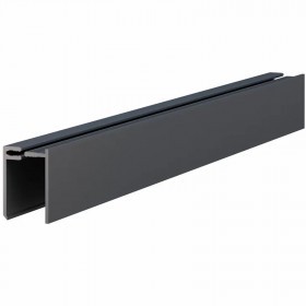 Финишный профиль для фасадных панелей темный, шт