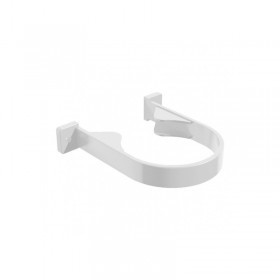 Хомут трубы ТехноНиколь/Verat 125/82 мм Ral 9003 белый, шт