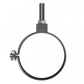 Хомут Трубы Универсальный с дюбелем L=180Мм ТехноНИКОЛЬ Черный