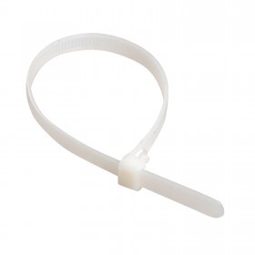 Хомуты нейлоновые РемоКолор белые 100х2,5 мм, 100 шт/упак