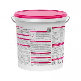 Штукатурка декоративная Церезит СТ 60 полимерная Камешковая, зерно 2,5 мм, база, 25 кг, шт