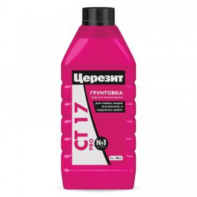 Грунтовка Церезит CT 17 PRO глубокого проникновения 1 л, шт