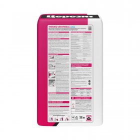 Штукатурно-клеевая смесь Церезит Thermo Universal ЗИМА для пенополистирола и минеральной ваты 25 кг, шт