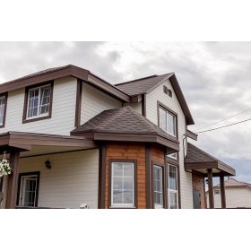 Гибкая черепица ТехноНиколь Shinglas Финская черепица Аккорд Коричневый, 3 м2/упак