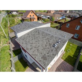 Гибкая черепица ТехноНиколь Shinglas Финская черепица Соната Серый, 3 м2/упак