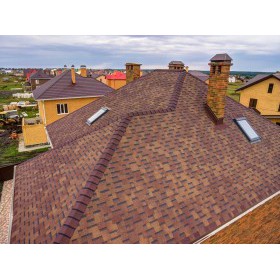 Гибкая черепица ТехноНиколь Shinglas Ультра Фокстрот Дуб, 3 м2/упак