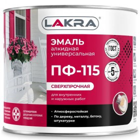 Эмаль ПФ-115 Лакра зеленая 2 кг, шт