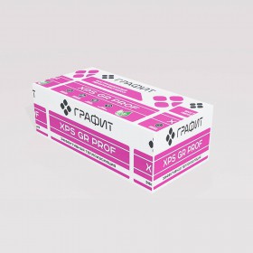 Экструдированный пенополистирол ГРАФИТ XPS GR Prof 1180х580х50 мм, 8 шт/упак