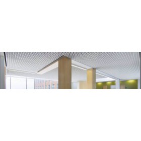 Элемент для потолка Грильято 50х50х40х10 мм "мама" белый, шт