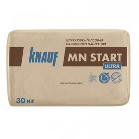 Штукатурка гипсовая для машинного нанесения Knauf МН Старт Ультра 30 кг, шт