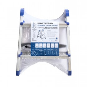 Стремянка алюминиевая двухсторонняя, 2 ступени, шт