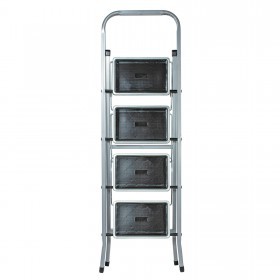 Стремянка стальная с широкими ступенями, 4 ступени, шт