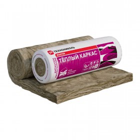 Минеральная вата Технониколь Теплый каркас 37 RN 6000х1220х100 мм, 1 шт/упак