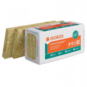 Минеральная вата Isobox 40 P Теплостандарт 1200х610х500 мм, 12 шт/упак
