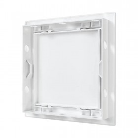 Люк ревизионный пластиковый нажимной 168х168 мм, с фланцем 146х146 мм, Era Aur AD1515, шт